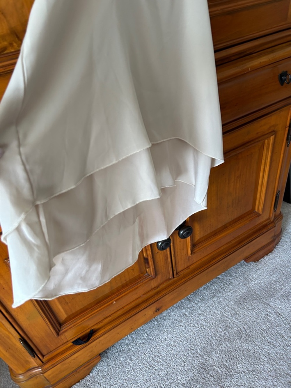 All For Color Neutral Beige Layered Racerback Cami - Picture 4 of 6